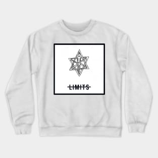 No Limits Merkaba White #8 Crewneck Sweatshirt